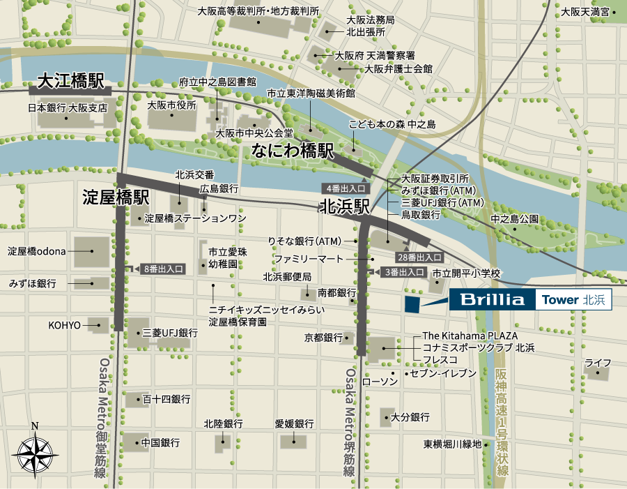 現地案内図